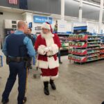 Santa and a state trooper