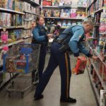 State troopers shopping for items