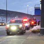State troopers vehicles outside of walmart